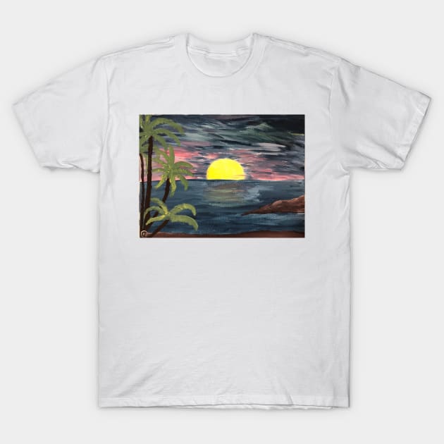 Somewhere in Hawaii T-Shirt by Kbpaintingprints